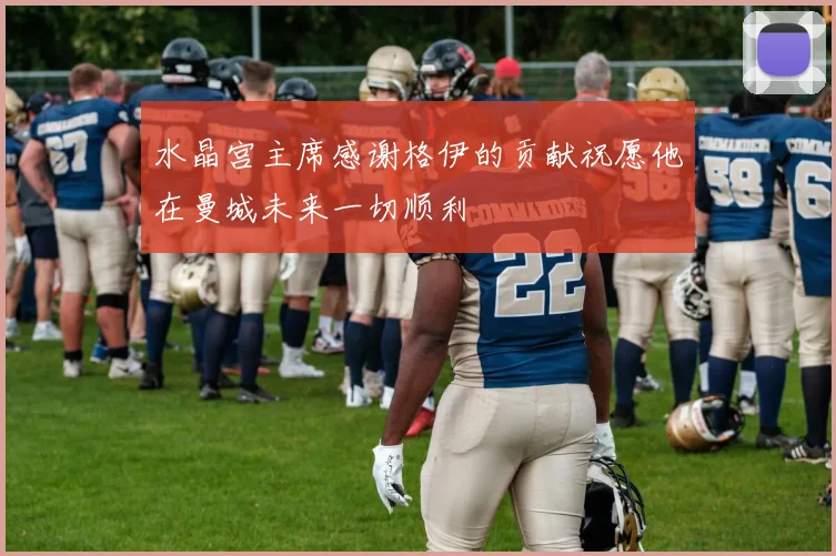 水晶宫主席感谢格伊的贡献祝愿他在曼城未来一切顺利